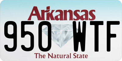 AR license plate 950WTF