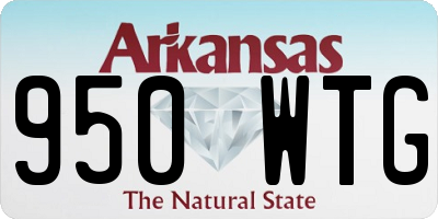 AR license plate 950WTG