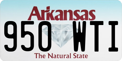 AR license plate 950WTI