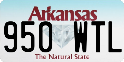 AR license plate 950WTL