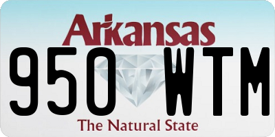 AR license plate 950WTM