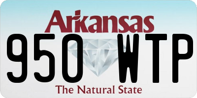 AR license plate 950WTP