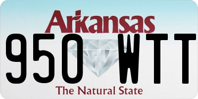 AR license plate 950WTT