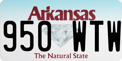 AR license plate 950WTW
