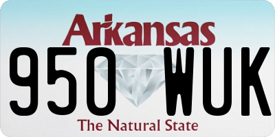AR license plate 950WUK