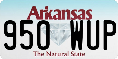 AR license plate 950WUP