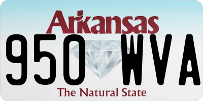 AR license plate 950WVA