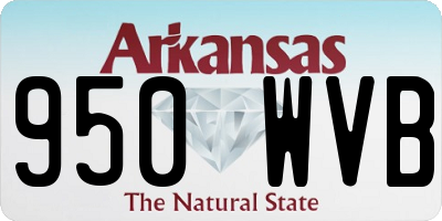 AR license plate 950WVB