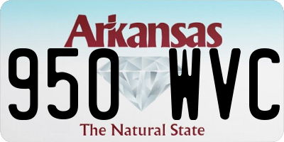 AR license plate 950WVC
