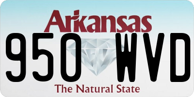 AR license plate 950WVD