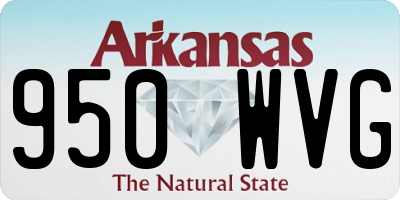 AR license plate 950WVG