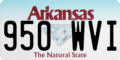 AR license plate 950WVI