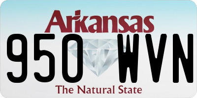 AR license plate 950WVN