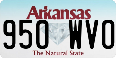 AR license plate 950WVO