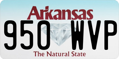 AR license plate 950WVP