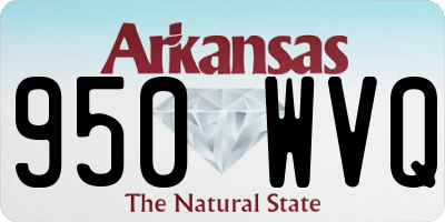 AR license plate 950WVQ