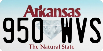 AR license plate 950WVS