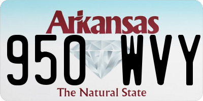 AR license plate 950WVY