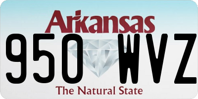 AR license plate 950WVZ