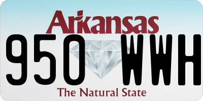 AR license plate 950WWH