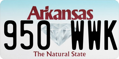 AR license plate 950WWK