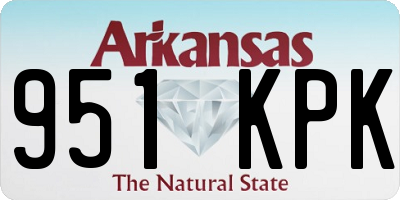 AR license plate 951KPK