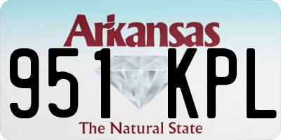 AR license plate 951KPL