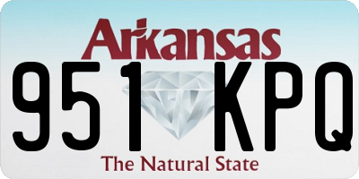 AR license plate 951KPQ