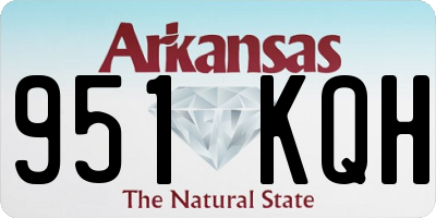 AR license plate 951KQH