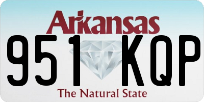 AR license plate 951KQP