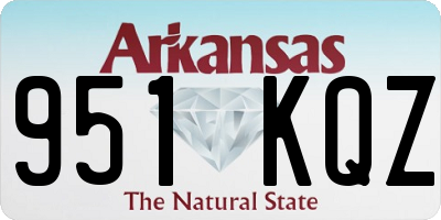 AR license plate 951KQZ