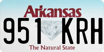 AR license plate 951KRH