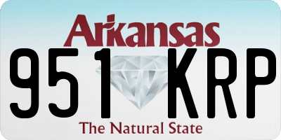 AR license plate 951KRP