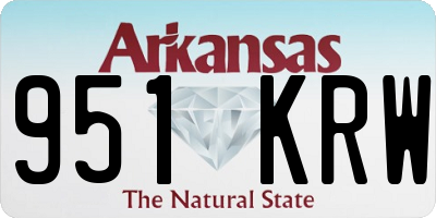 AR license plate 951KRW
