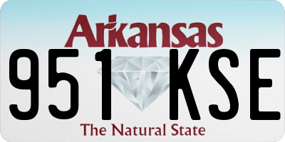 AR license plate 951KSE