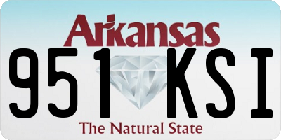 AR license plate 951KSI