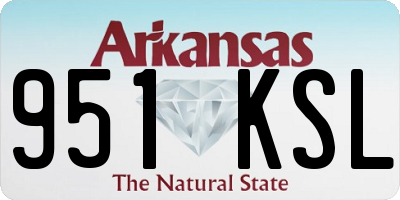AR license plate 951KSL