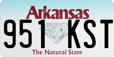 AR license plate 951KST