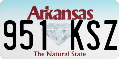 AR license plate 951KSZ