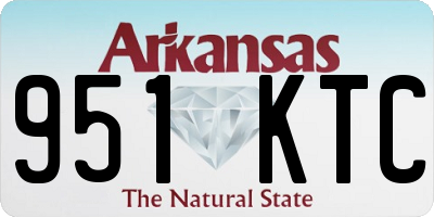 AR license plate 951KTC