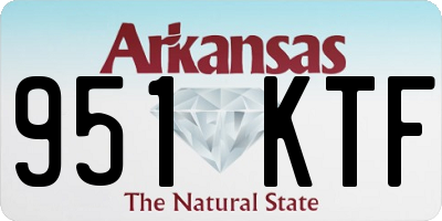 AR license plate 951KTF
