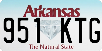 AR license plate 951KTG