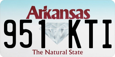 AR license plate 951KTI