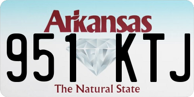 AR license plate 951KTJ