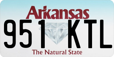 AR license plate 951KTL