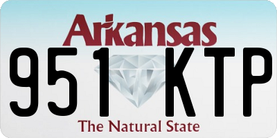 AR license plate 951KTP