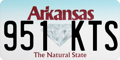 AR license plate 951KTS