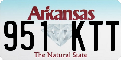 AR license plate 951KTT