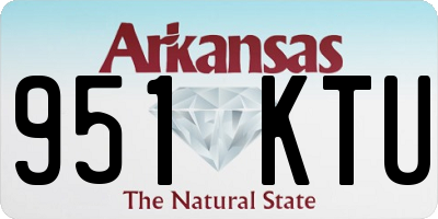 AR license plate 951KTU