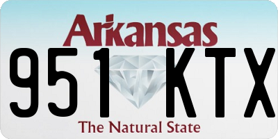 AR license plate 951KTX